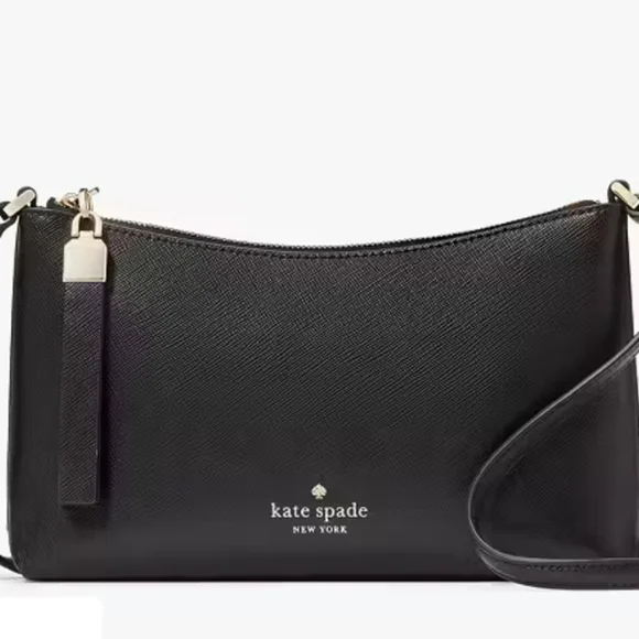 Kate Spade Black Duet Saffiano NWTleather Crossbody Bag